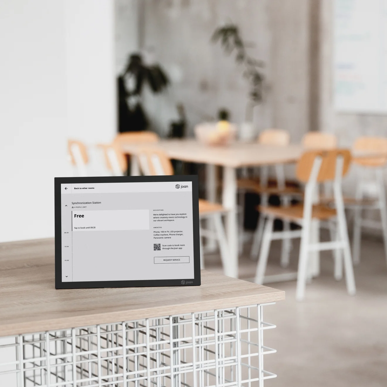 JOAN 13 Pro Raumplanungstafel mit Touch, 13″ E-Ink, schwarzer Rahmen