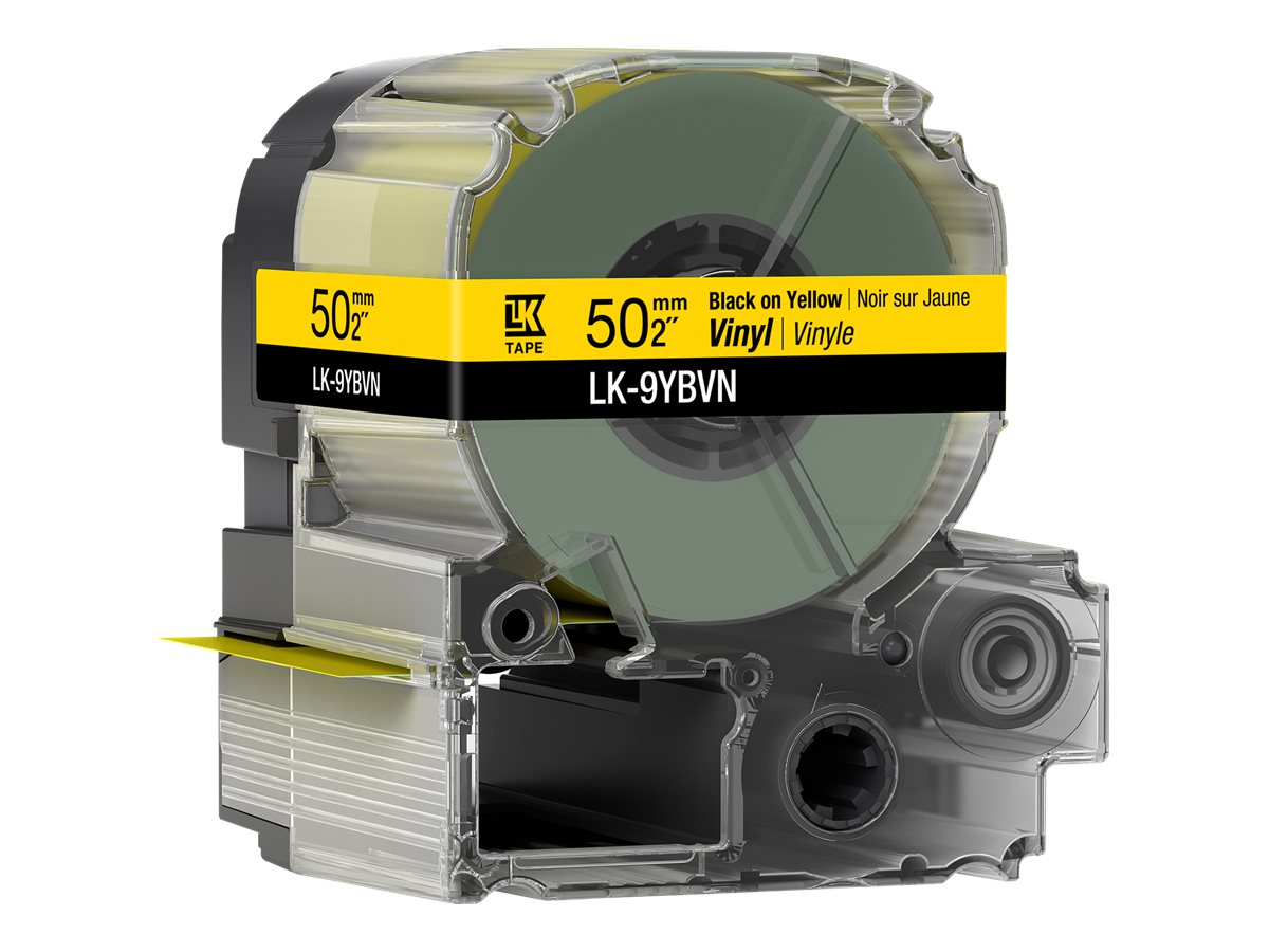 Epson LK-9YBVN - Vinyl - Black on Yellow - Roll (5 cm x 7 m)