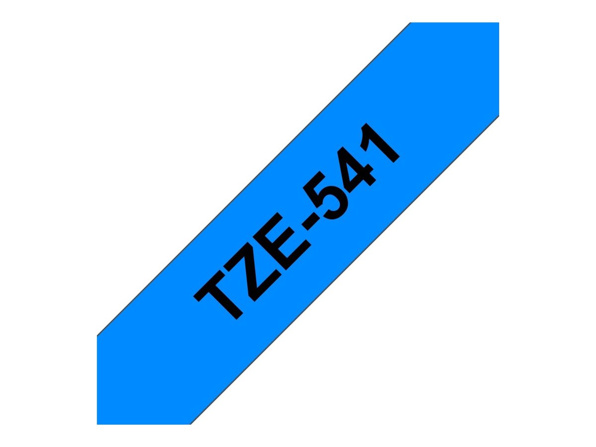 Brother TZe-541 - Selbstklebend - Schwarz auf Blau - Rolle (1,8 cm x 8 m)