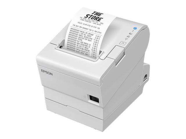 Epson TM-T88VII, Bondrucker,  USB,  USB-Host,  poweredUSB,  Ethernet,  ePOS,  weiß