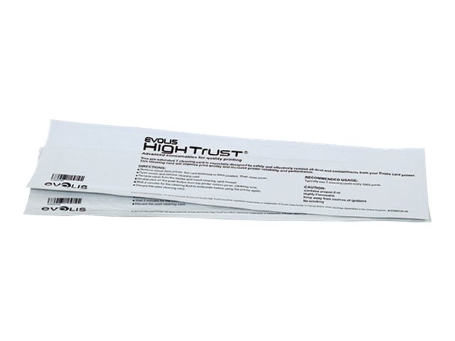Evolis High Trust T' Card Cleaning Kit - Druckerreinigungskarte (Packung mit 10)