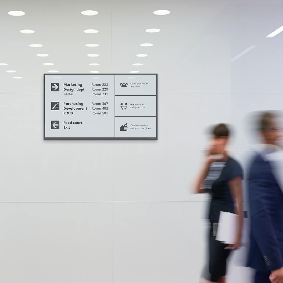 Visionect 32" E-Ink Black – Premium Digital Signage im edlen Aluminiumgehäuse