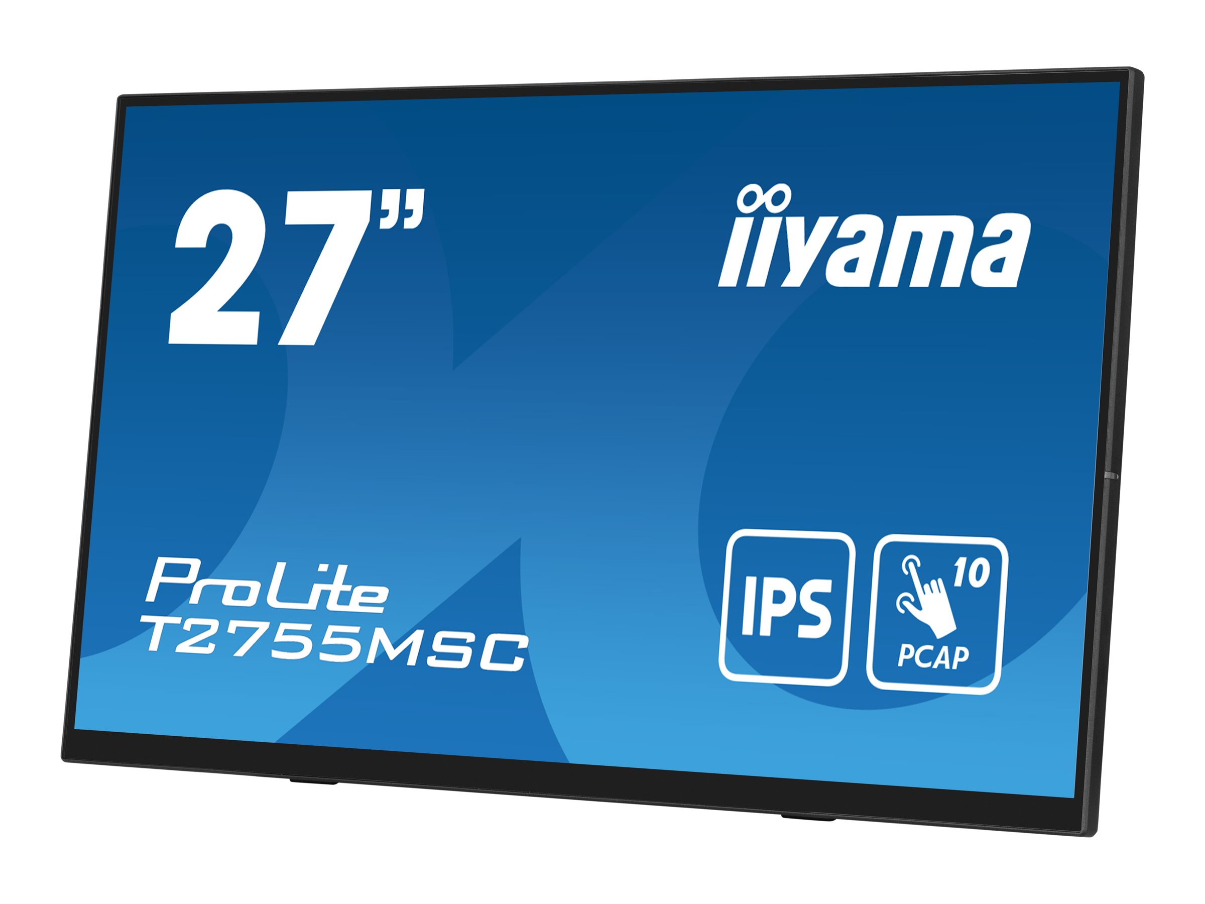 iiyama ProLite T2755MSC-B1, 68.6 cm (27"), PCAP touch, Full HD, USB, kit (USB), black