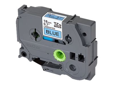 Brother TZe-541 - Selbstklebend - Schwarz auf Blau - Rolle (1,8 cm x 8 m)