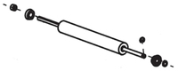 Zebra Platen Roller Kit - Rückspul-Druckerwalze