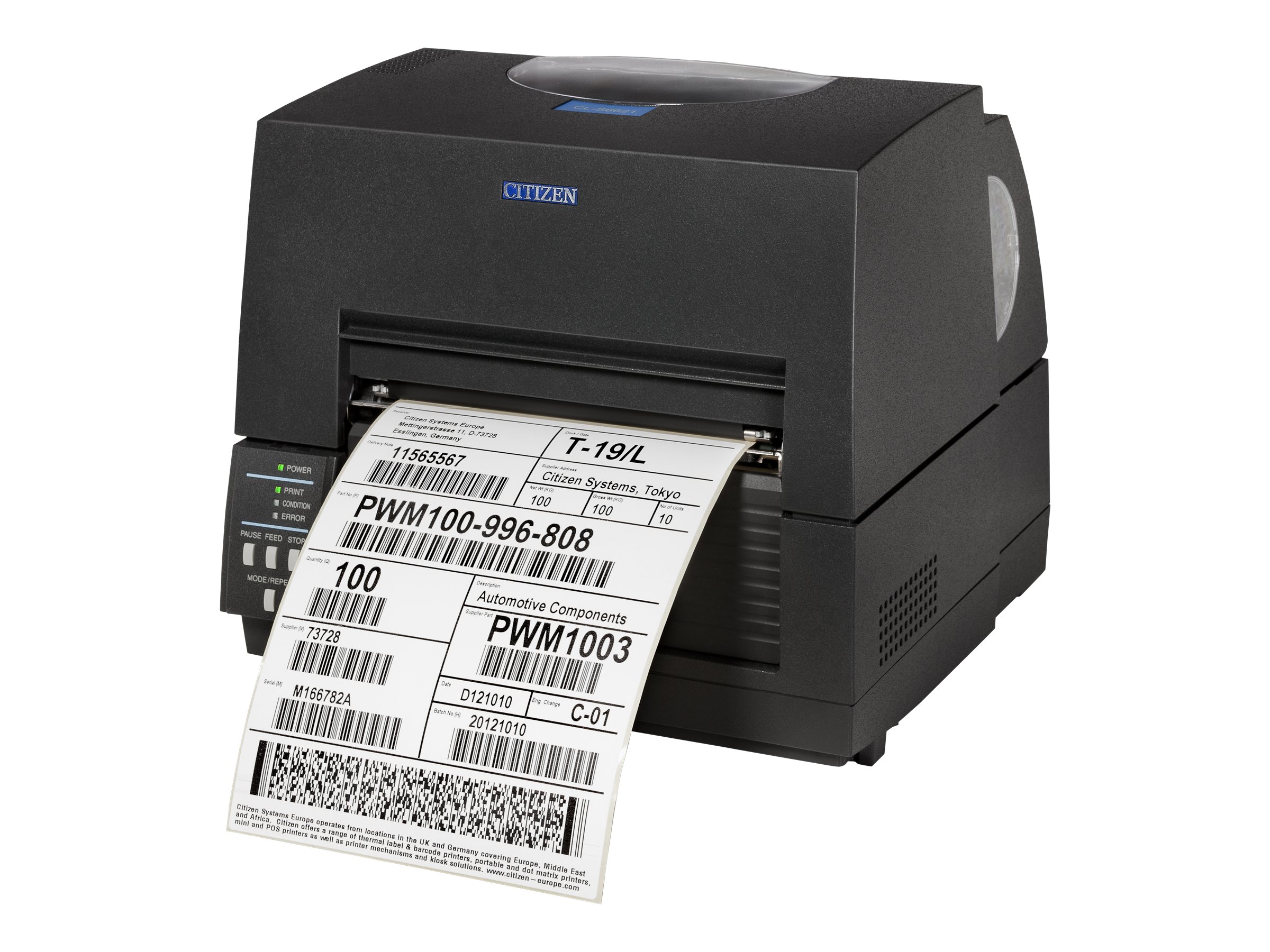 Citizen CL-S6621 - Label printer - direct thermal / thermal transfer - roll (17.8 cm)