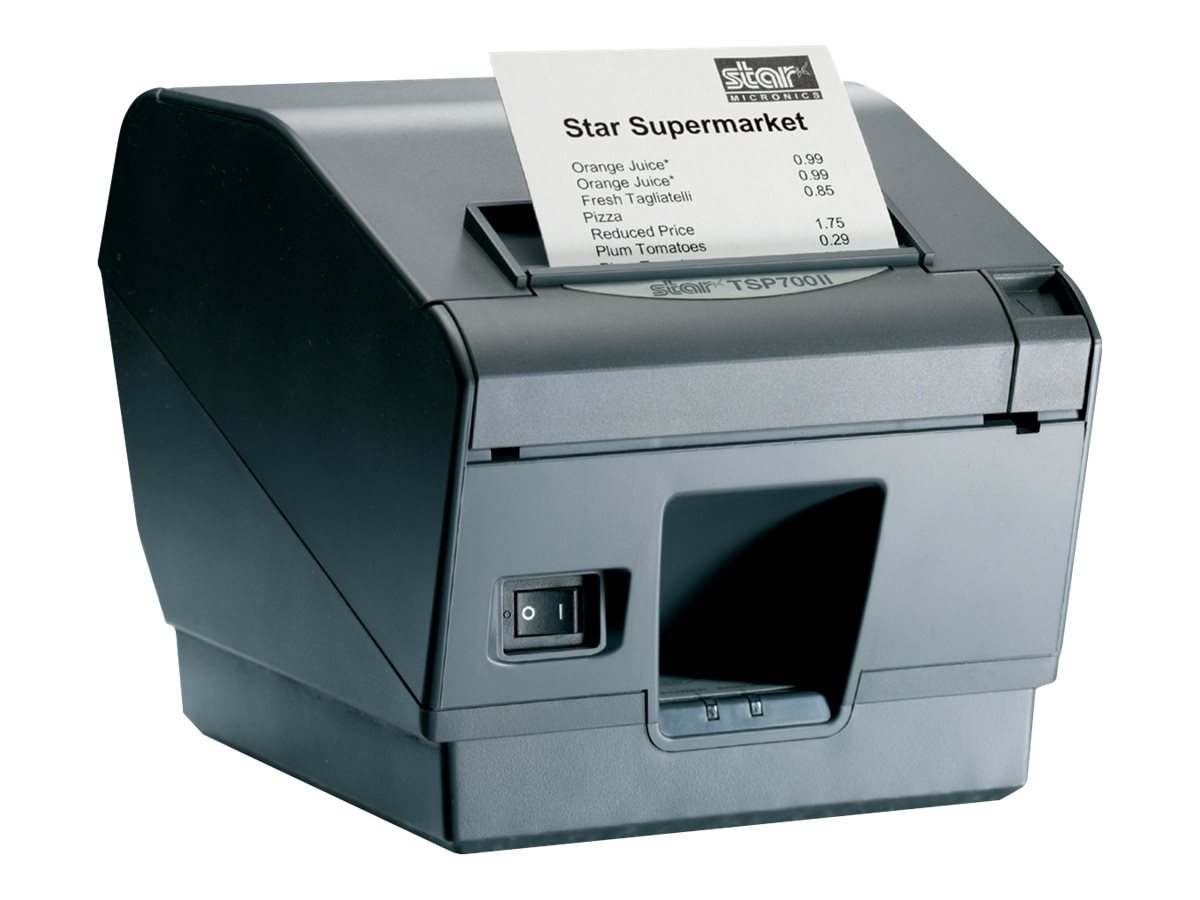 Star Micronics Star TSP743II-24 w/o I/F GRY - Receipt Printer - Direct Thermal - Roll (8.25 cm)