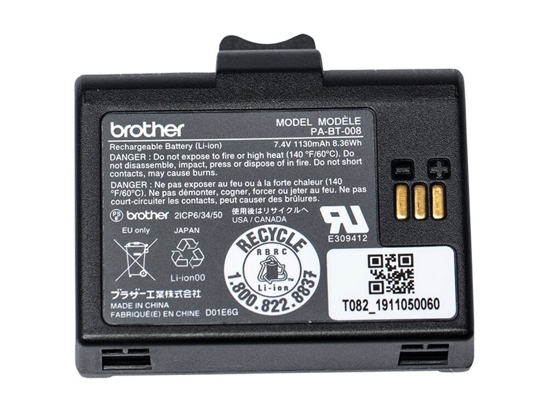 Brother PA-BT-008 - Drucker-Batterie - Lithium-Ionen