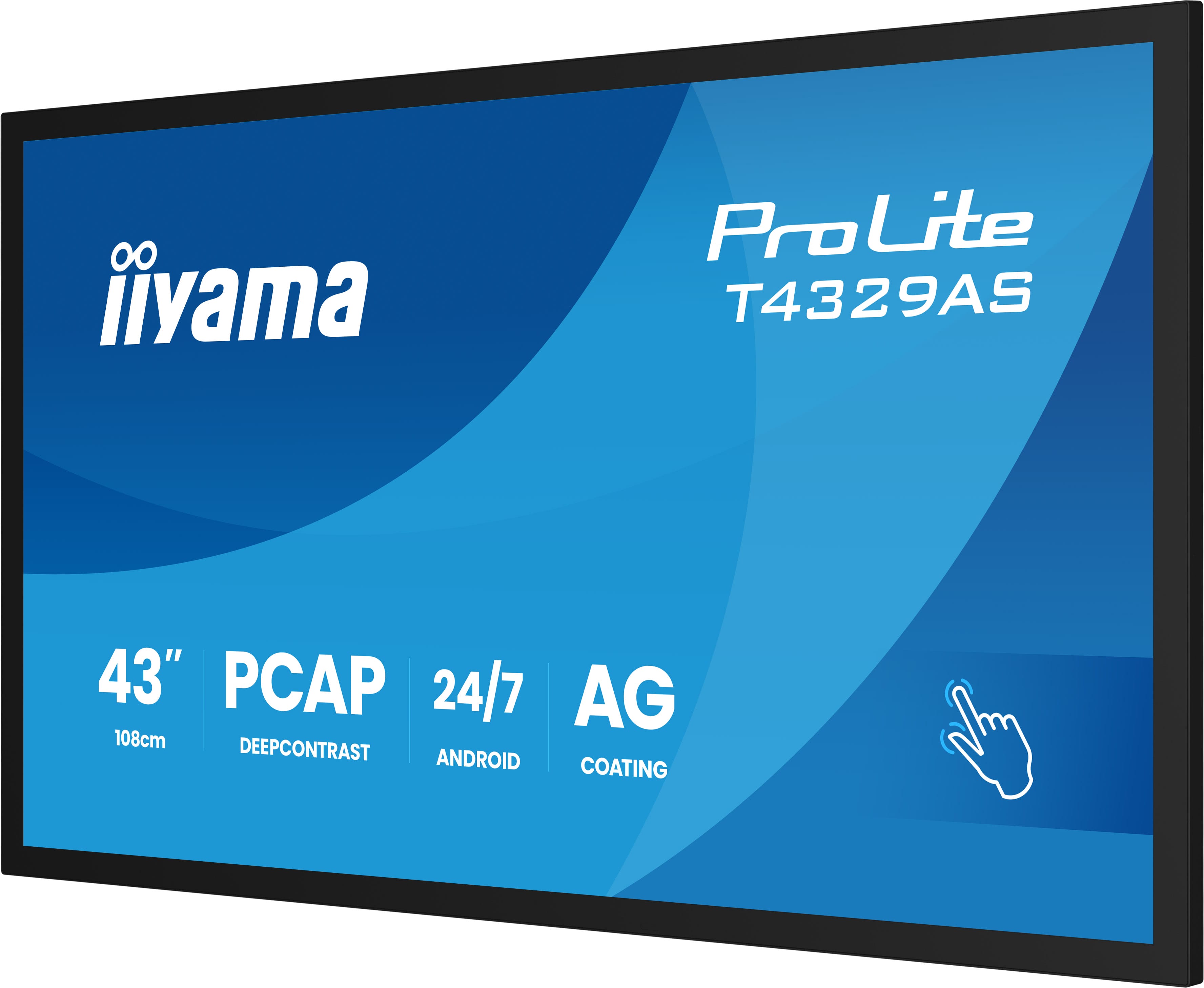 Iiyama ProLite T4329AS-B1AG 43" 4K Touchdisplay mit Android