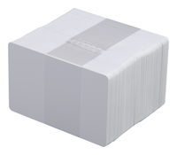 Evolis C4002 Classic Blankokarten – 20 mil PVC-Karten, weiß, 100 Stück (5×20), kompatibel mit Evolis Druckern