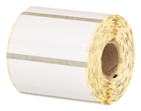 Zebra Z-Select 2000D - Papier - entfernbarer Kautschukkleber - Oberseite beschichtet - Mattes Weiß - 25.4 x 50.8 mm 446 Etikett(en) (1 Rolle(n)