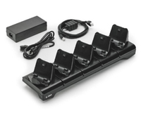 Zebra 5-slot printer docking cradle_ ZQ300/ZQ300 Plus Series_ includes power supply and US