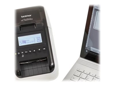 Brother QL-820NWBc - Etikettendrucker - zweifarbig (monochrom)