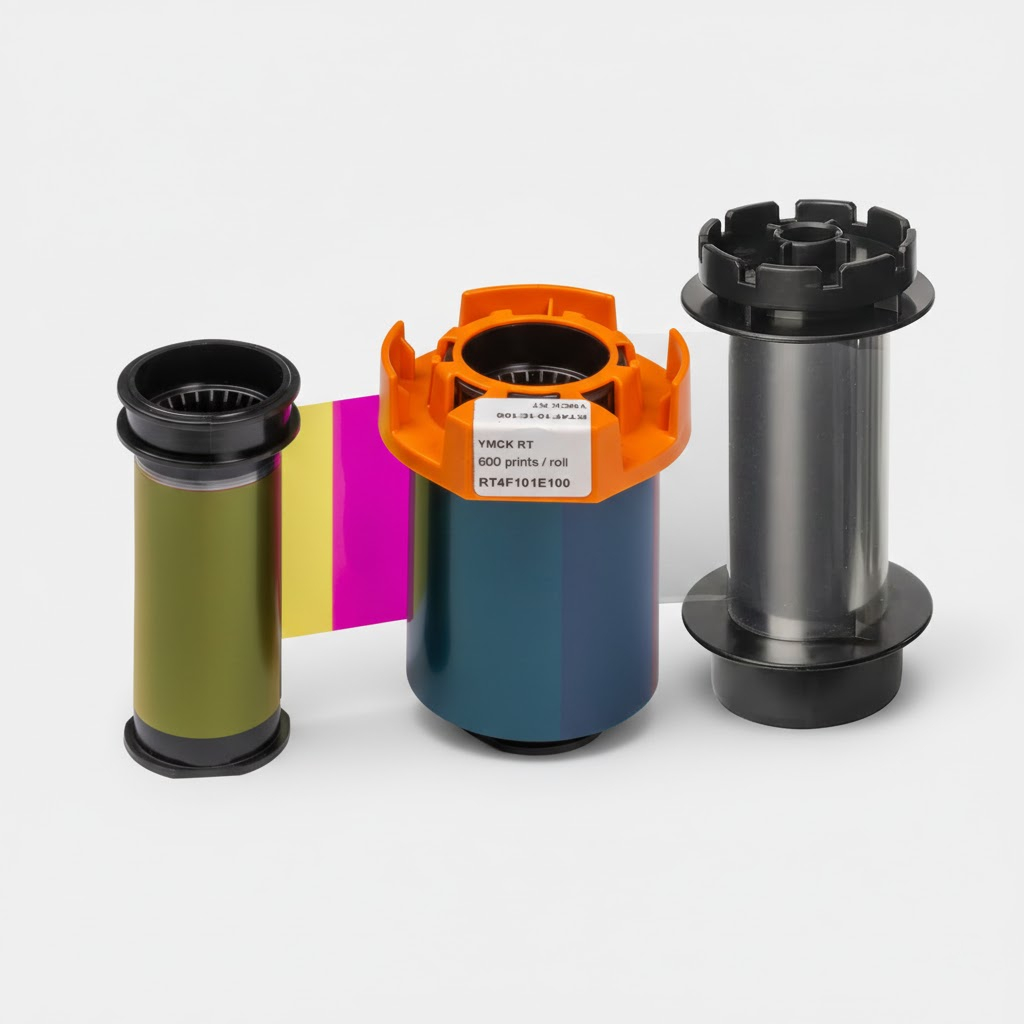 Evolis Agilia Set mit Farbband YMCK 600 Karten + Retransferfilm 1200 Karten