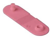 Zebra bracelet clips - pink (pack of 275)