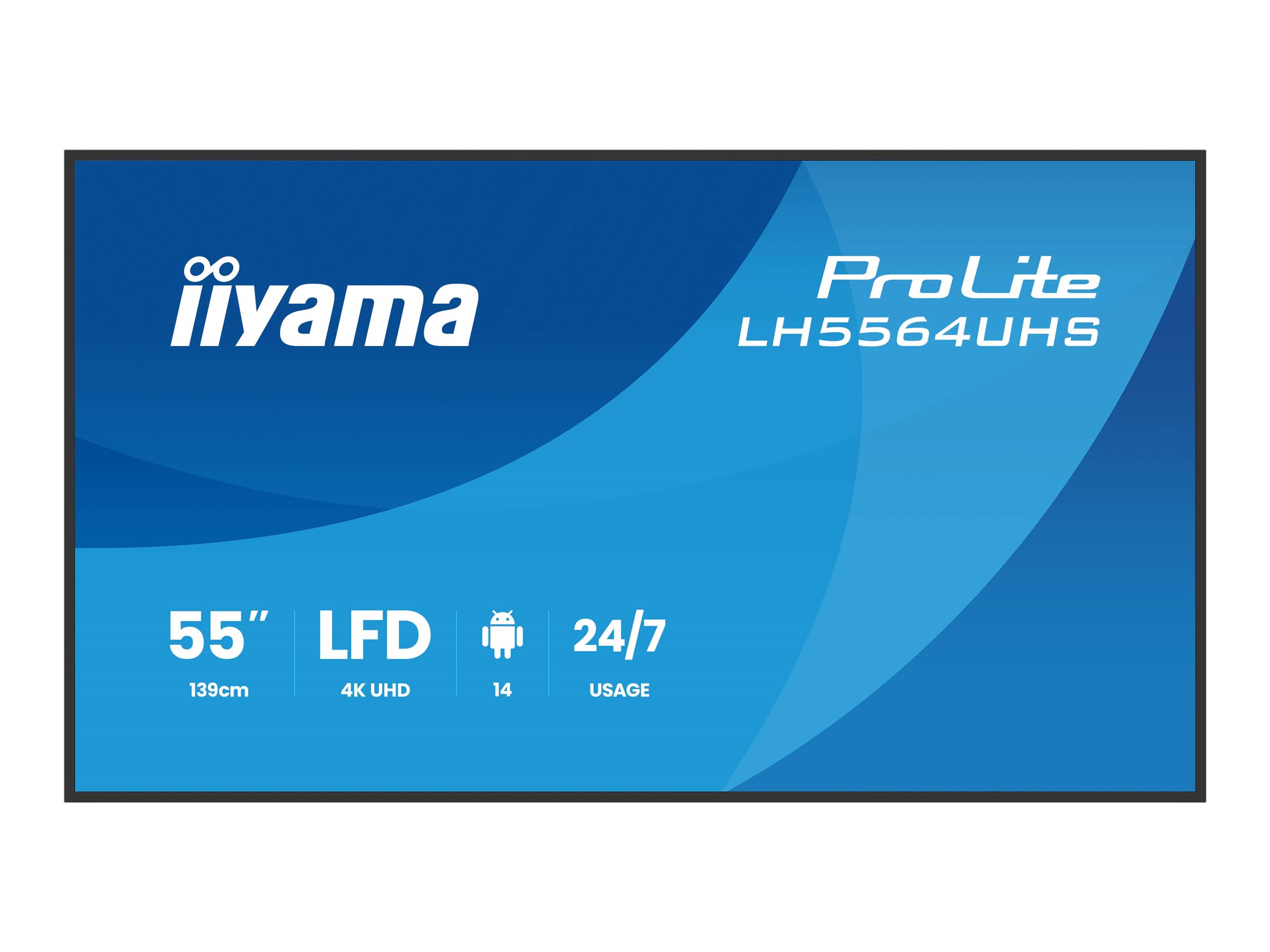Iiyama ProLite LH5564UHS-B1AG - 55-inch diagonal display (138.7 cm (54.6")