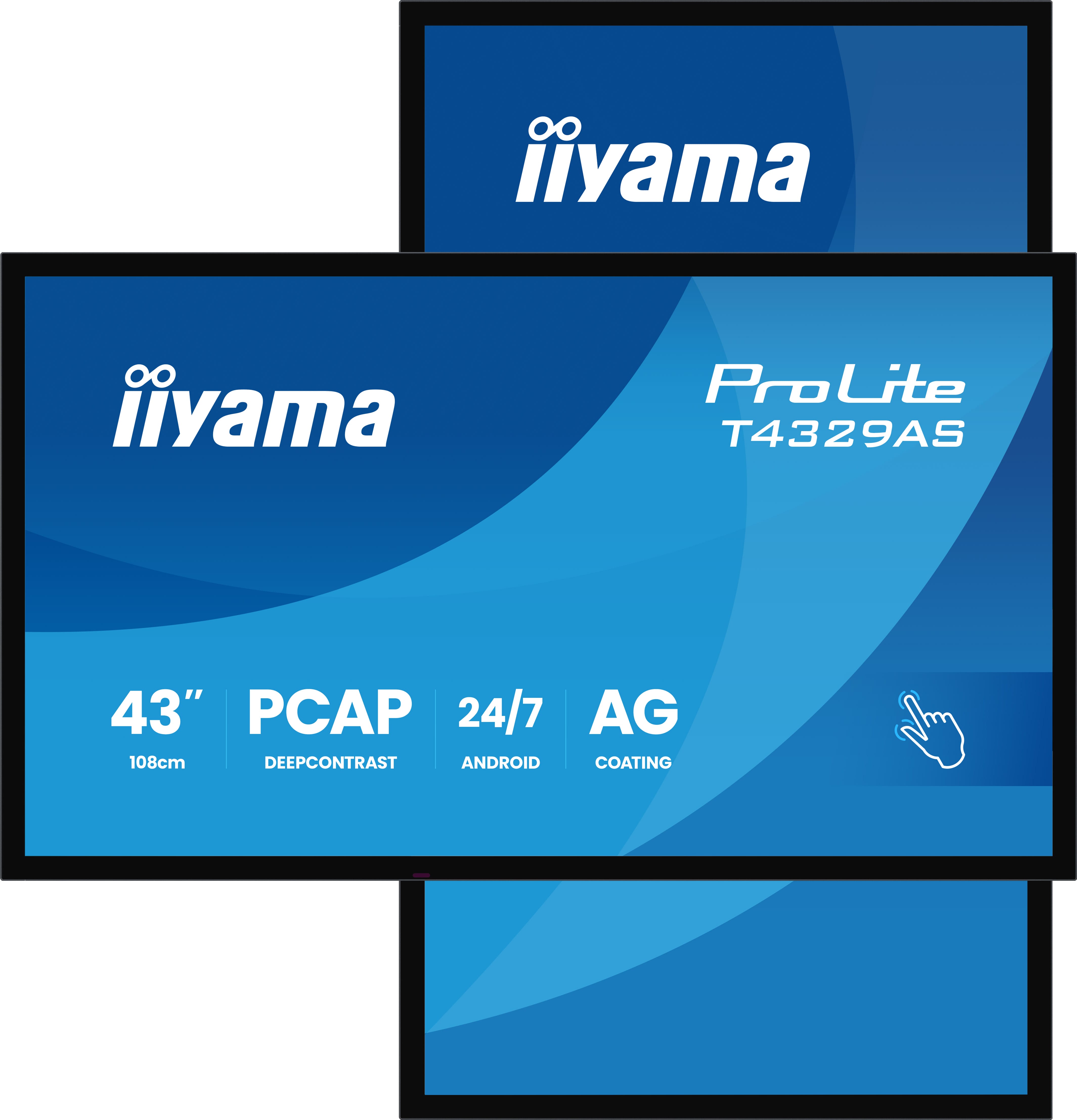 Iiyama ProLite T4329AS-B1AG 43" 4K Touchdisplay mit Android