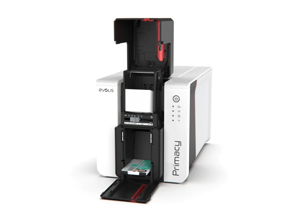 Evolis Primacy 2 Duplex Expert Mag ISO - Plastikkartendrucker - Farbe - Duplex - Farbsublimation/Thermoharz wiederbeschreibbar - CR-80 Card (85.6 x 54 mm)