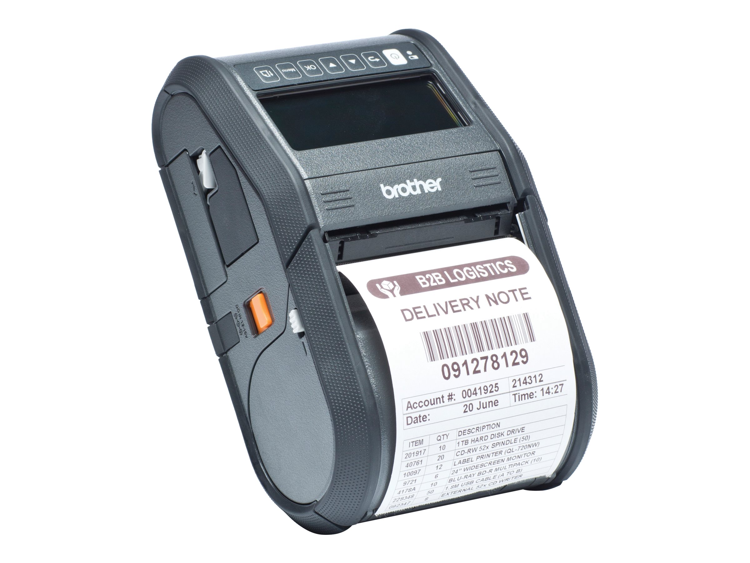 Brother RuggedJet RJ-3150 - Receipt printer - Direct thermal