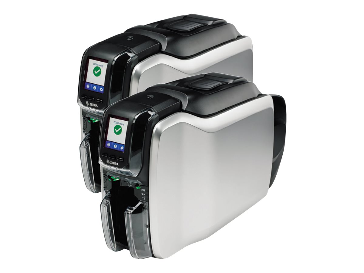 Zebra ZC300 – Einseitiger Farbkartendrucker mit Magnetstreifenkodierer, Thermosublimation, CR-80 (85,6 × 54 mm)