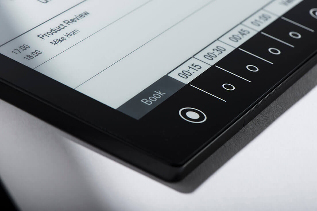 Roomz Display in Silber oder Schwarz – Digitale Raumverwaltung inklusive 1 Jahr Software-Lizenz