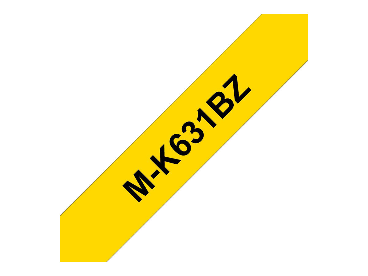 Brother M-K631BZ - Black on Yellow - Roll (0.9 cm x 8 m)
