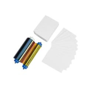 PVC cards and YMCO colour ribbon for ZC10L, 400 card pages