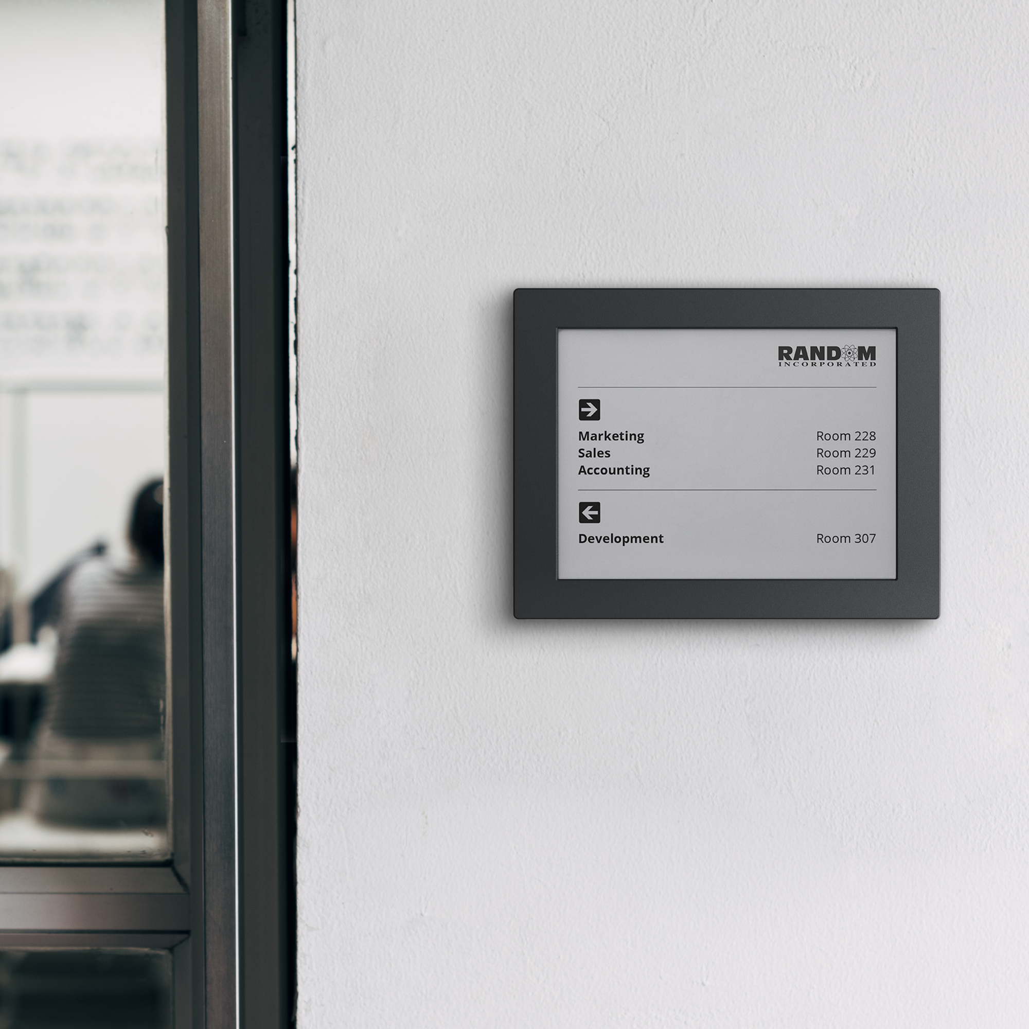 Visionect Place & Play 6" RE – Nachhaltiges 6-Zoll E-Paper-Display mit Akku, Farbe: Schwarz