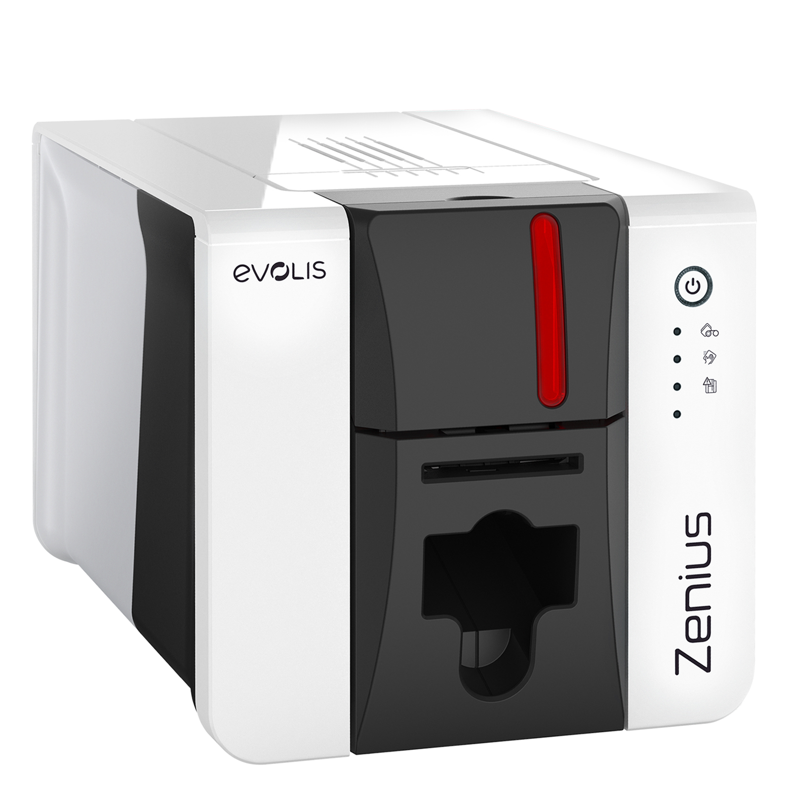 Evolis Zenius 2 einseitiger Kartendrucker, 300 dpi, USB/Ethernet