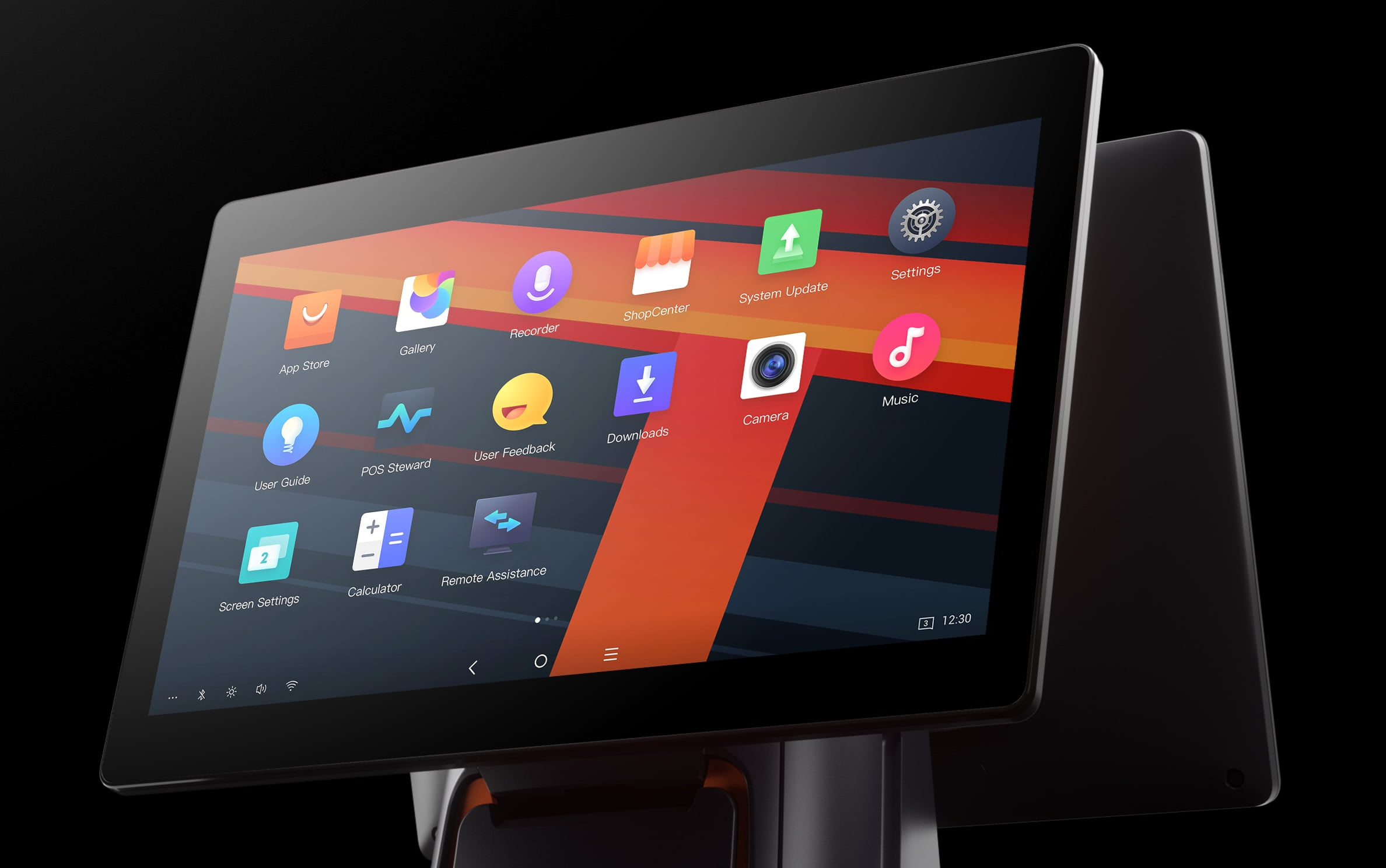 Sunmi T2s 39.6cm 15.6'' KD Android schwarz orange
