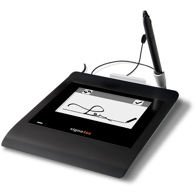signotec Unterschriftenpad Zeta - 4,5" Monochrom Display
