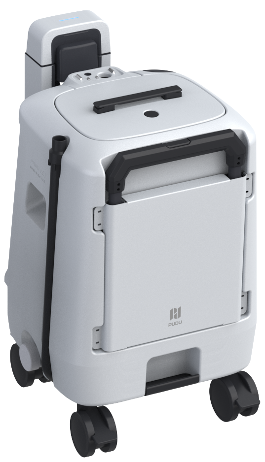 PUDU CC1 Mobile Wasserstation – Grau, für mobile Nachbefüllung von Reinigungsrobotern