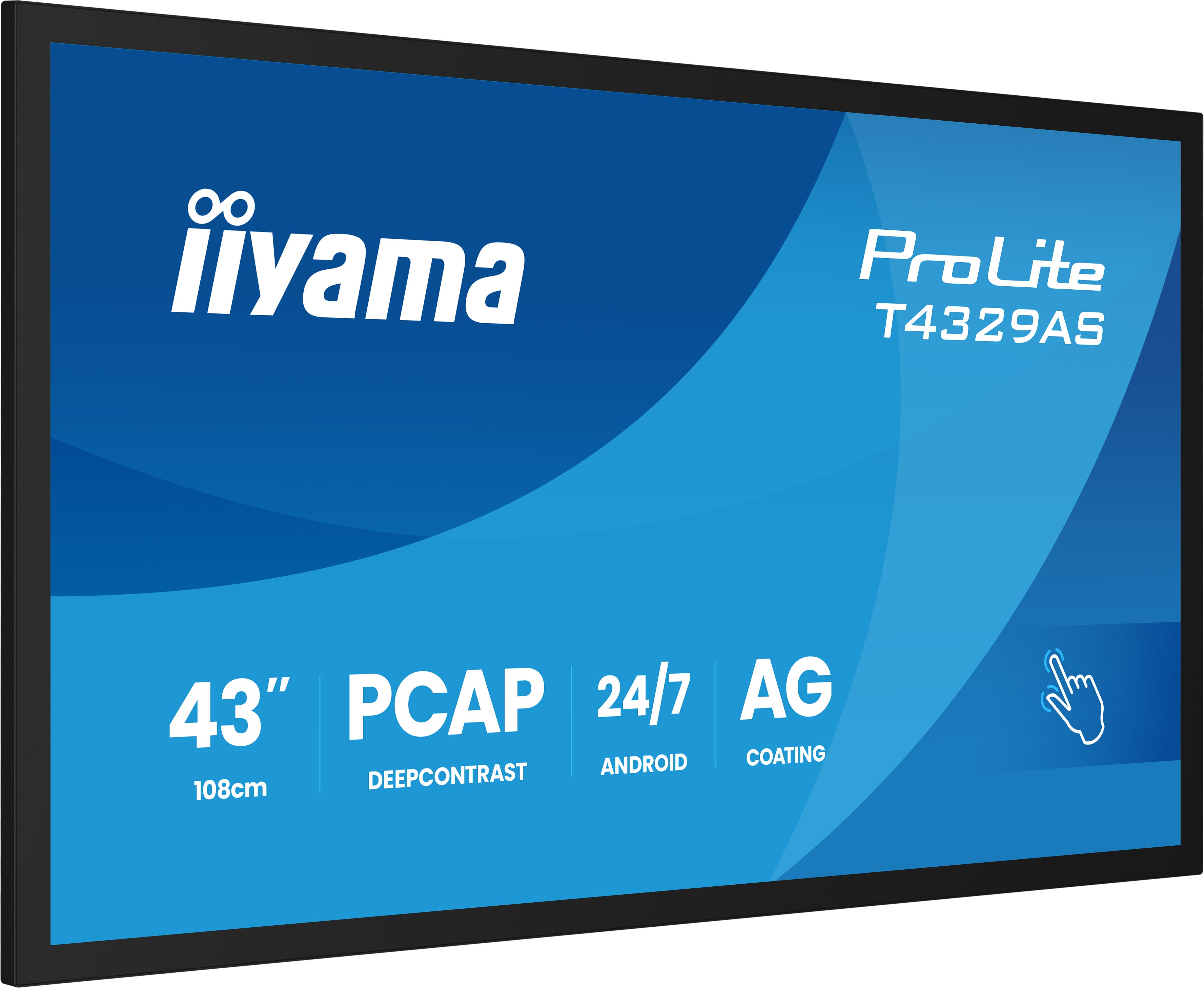 Iiyama ProLite T4329AS-B1AG 43" 4K Touchdisplay mit Android