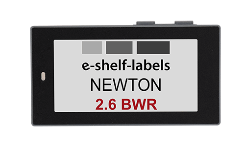 NEWTON 2,6 Zoll e-Ink Etikett – schwarz, BWR Display, IP67