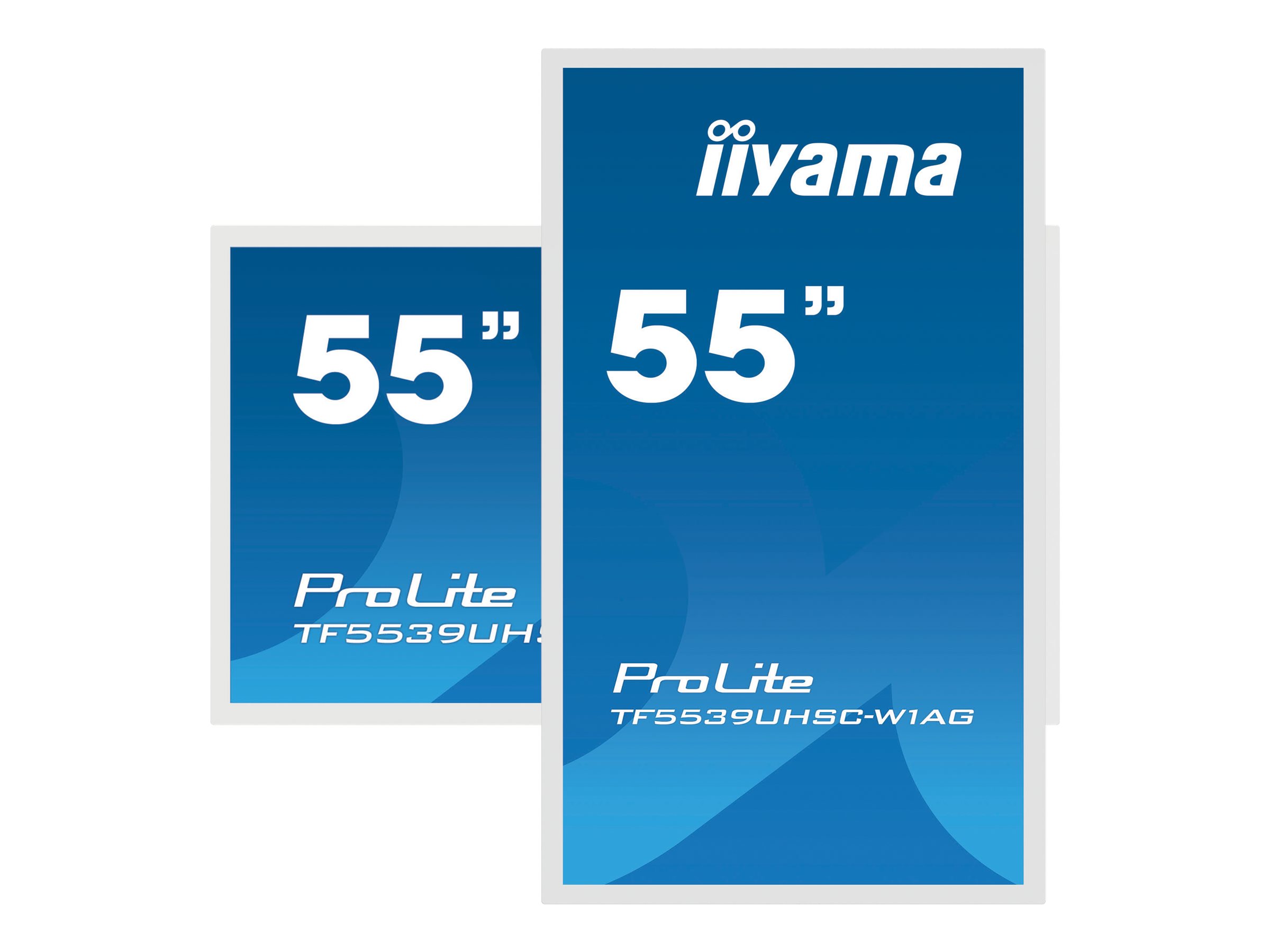 iiyama ProLite TF5539UHSC-W1AG, 139cm (55''), PCAP-Touch, 4K, Kit (USB), weiß