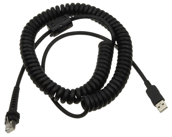 Datalogic CBL USB TYPE A TPU BLK COIL 12 SH5882 - Cable