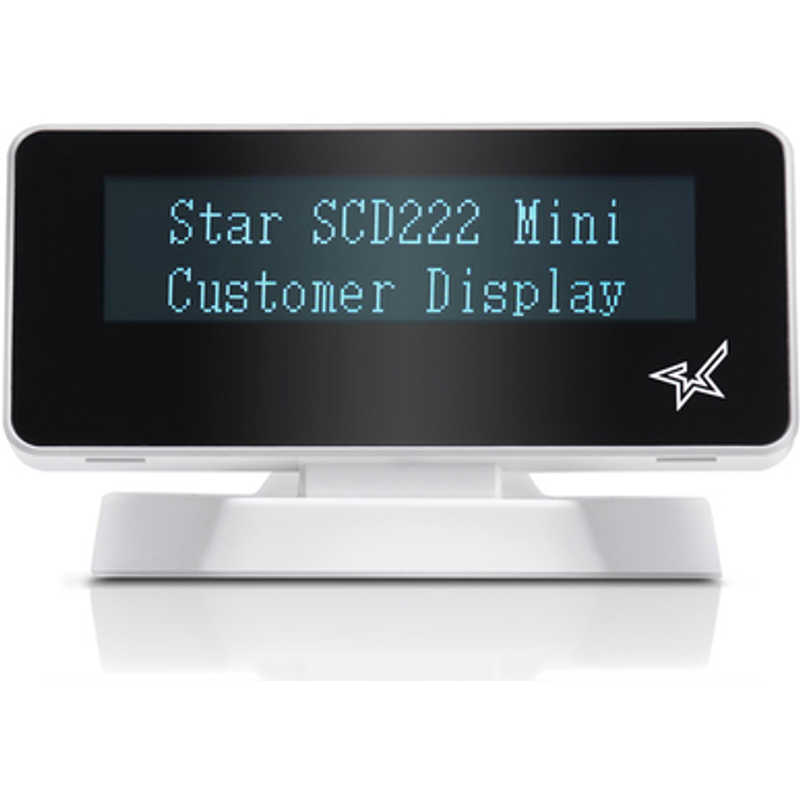 Star Micronics Star SCD222U - Kundenanzeige - USB - weiß - USB