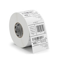 Zebra Z-Perform 1000D - Paper - permanent acrylic adhesive - uncoated - 6.2 mil - white - 90 x 30 mm 5020 label(s) (1 roll(s))