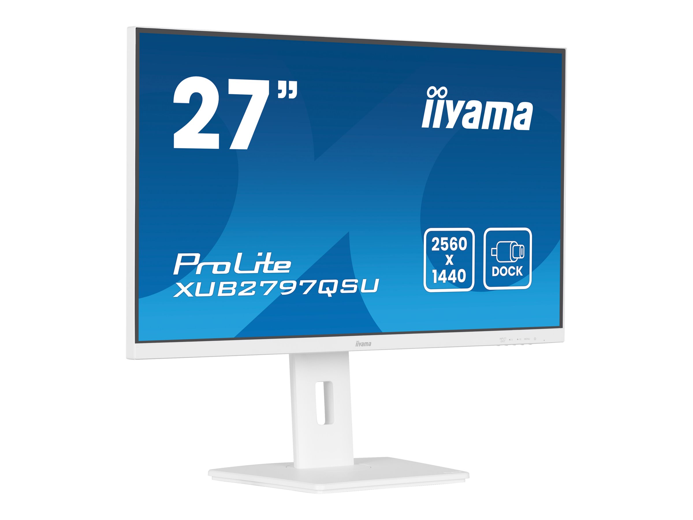 iiyama ProLite XUB2797QSU-W2, 68,6cm (27''), USB, Kit (USB), weiß