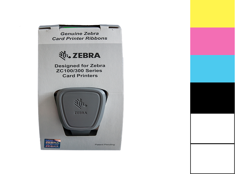 Zebra Farbband YMCKLL, 200 Seiten, für ZC300
