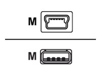 Zebra USB-Kabel - mini-USB Typ B (M) zu USB (M) Zebra USB-Kabel - mini-USB Typ B (M) zu USB (M)