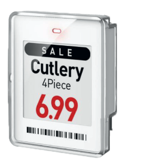 Digitales e-Ink Etikett NEWTON Lite 1.6" – Rahmenfarbe Weiß (B-Ware)