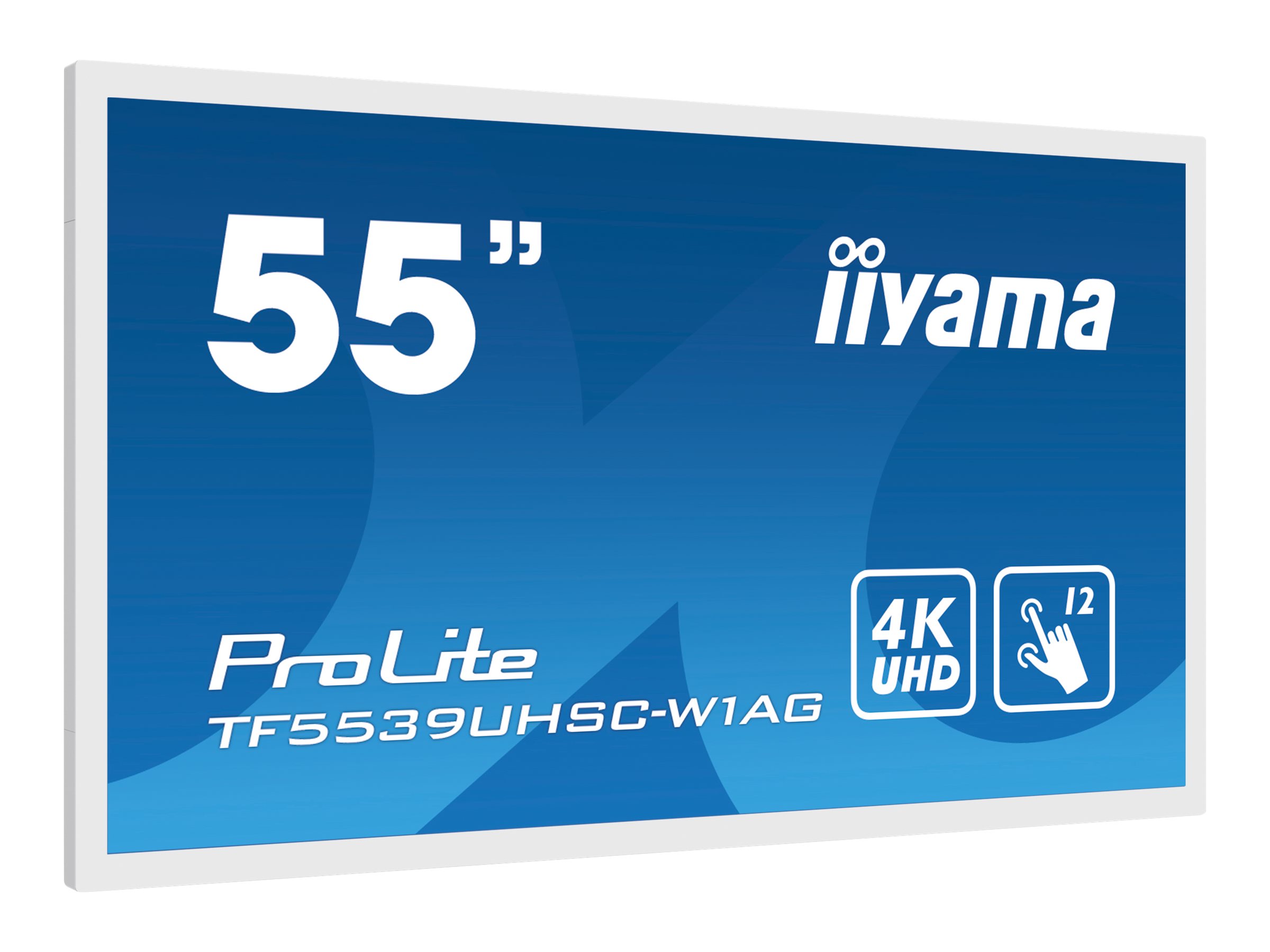 iiyama ProLite TF5539UHSC-W1AG, 139cm (55''), PCAP-Touch, 4K, Kit (USB), weiß