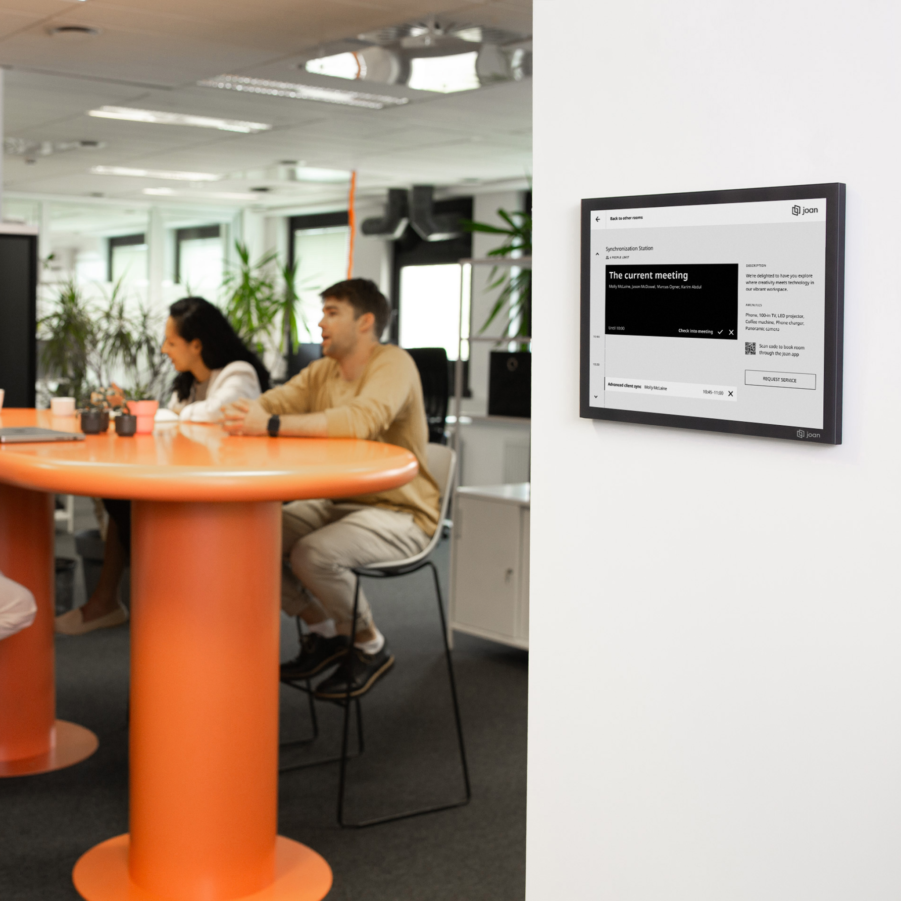 JOAN 13 Pro Raumplanungstafel mit Touch, 13″ E-Ink, schwarzer Rahmen