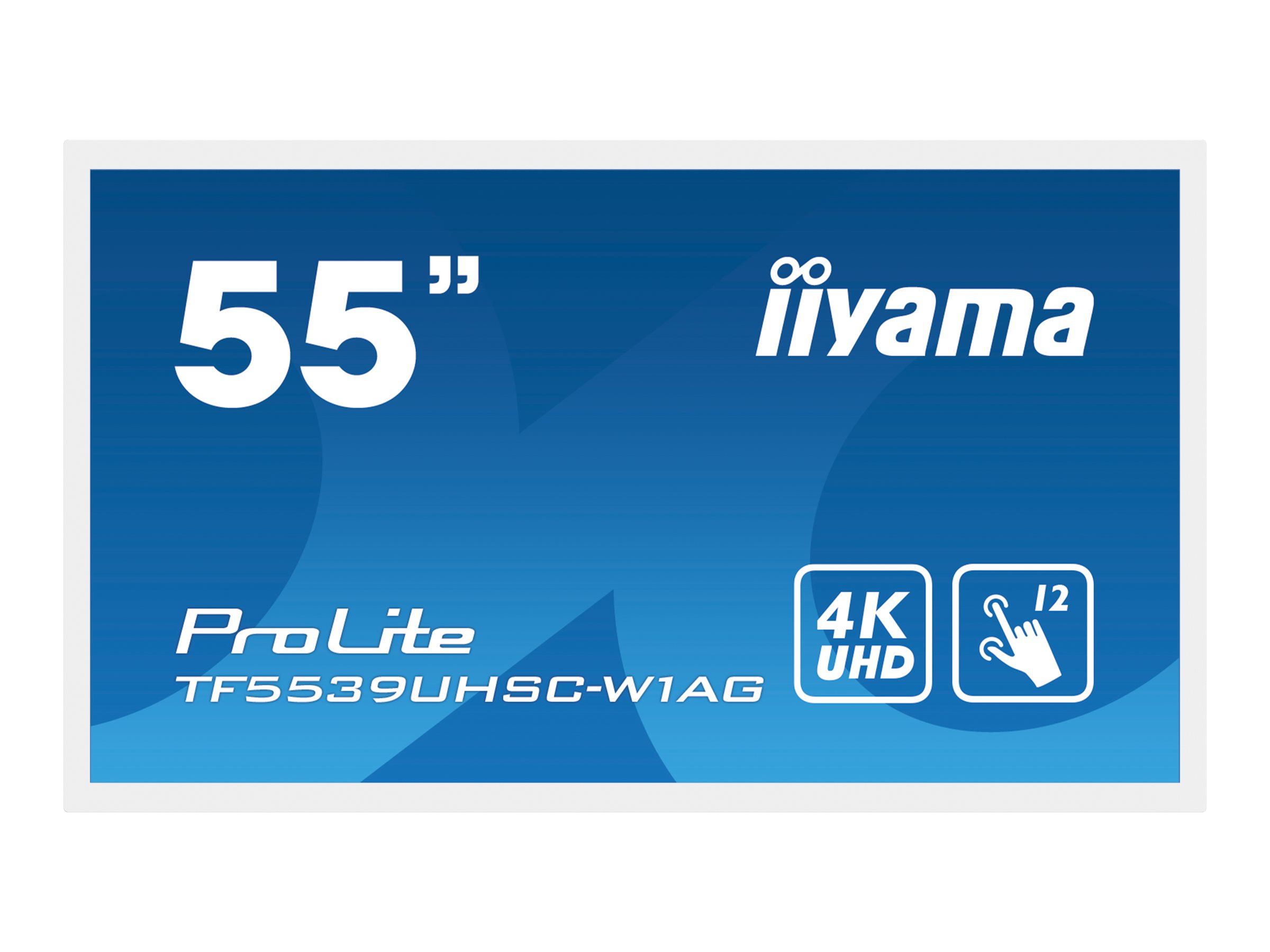 iiyama ProLite TF5539UHSC-W1AG, 139cm (55''), PCAP-Touch, 4K, Kit (USB), weiß