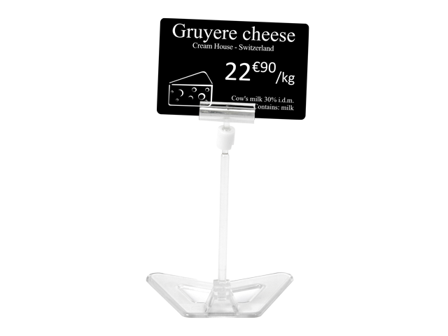 Transparente Preisschildständer 120 mm, 25er Pack AC000012 Transparente Preisschildständer 120 mm, 25er Pack AC000012