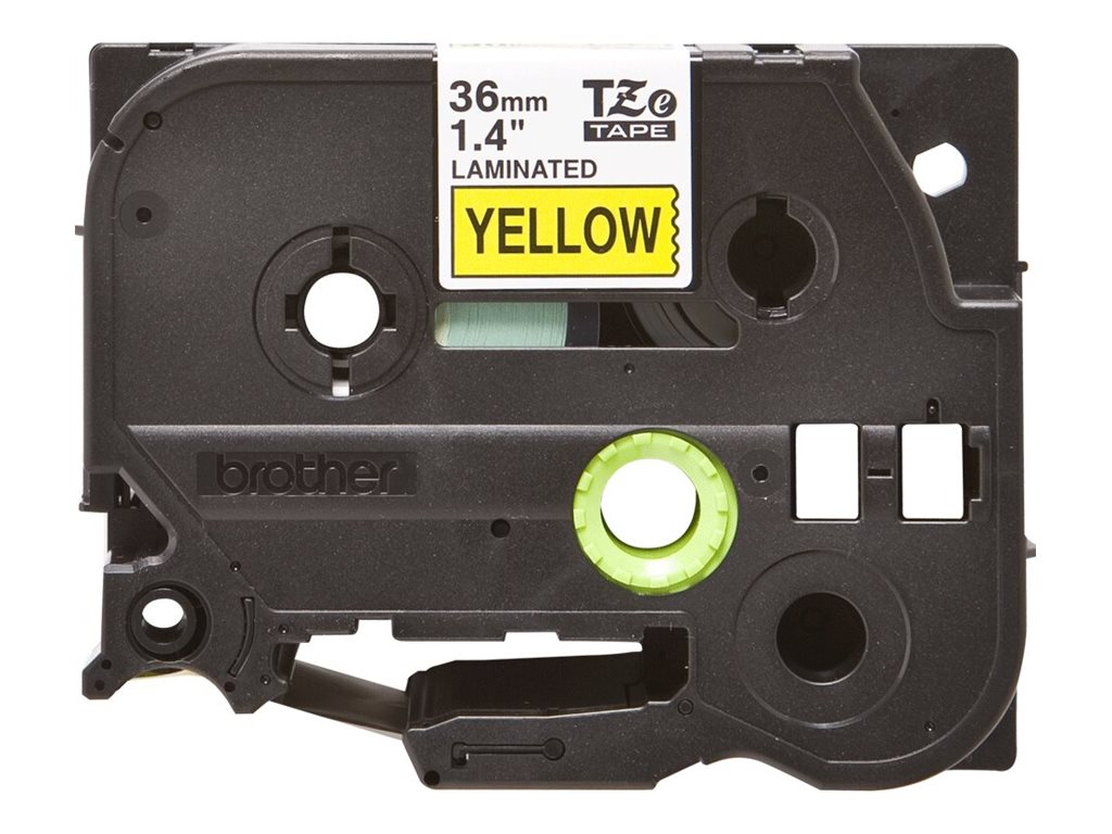 Brother TZe-661 - Selbstklebend - Schwarz auf Gelb - Rolle (3,6 cm x 8 m)
