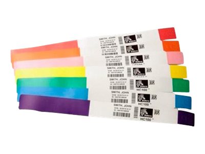 Zebra Z-Band Direct - Polypropylen (PP) - permanenter Acrylklebstoff - perforiert - 6 mil - weiß, Fühlmarke schwarz - 25.4 x 279.4 mm 1200 Stck. (6 Rolle(n) Zebra Z-Band Direct - Polypropylen (PP) - permanenter Acrylklebstoff - perforiert - 6 mil - weiß, Fühlmarke schwarz - 25.4 x 279.4 mm 1200 Stck. (6 Rolle(n)