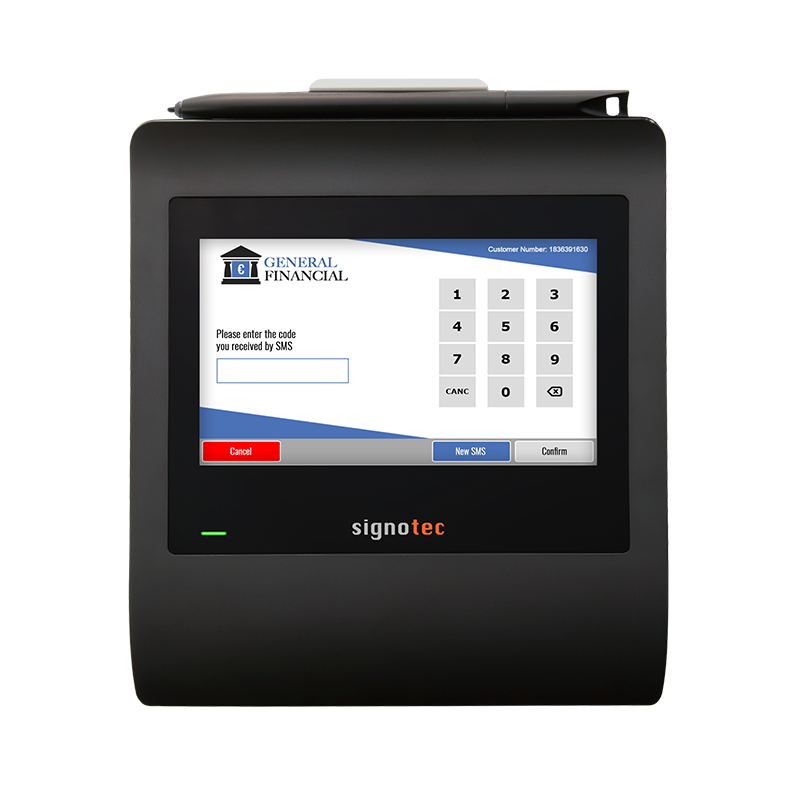 Signotec Unterschriftenpad Gamma mit 5" Farbdisplay