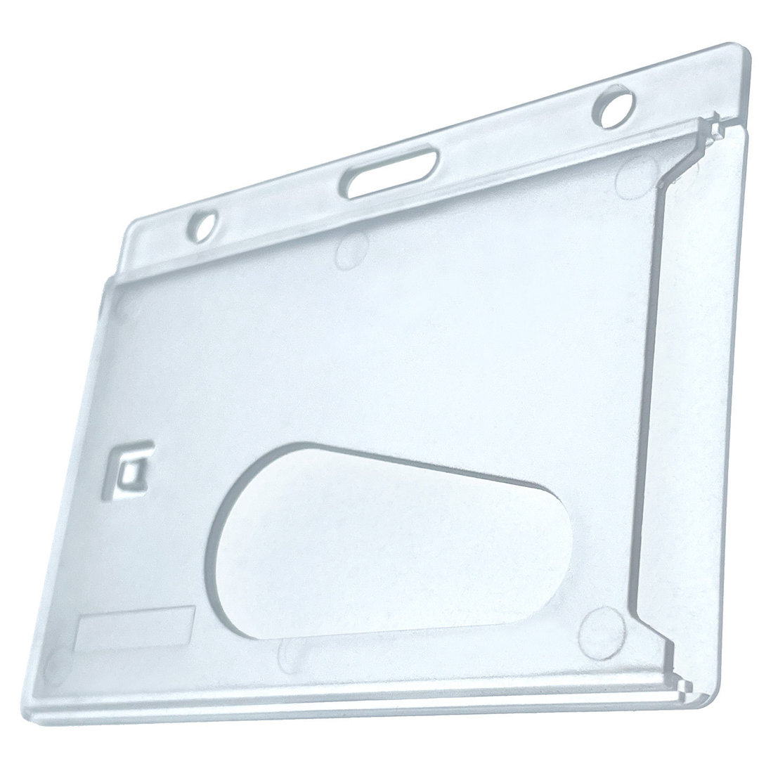Ausweishalter mit Daumenschieber Farbe: Transparent Ausweishalter mit Daumenschieber Farbe: Transparent